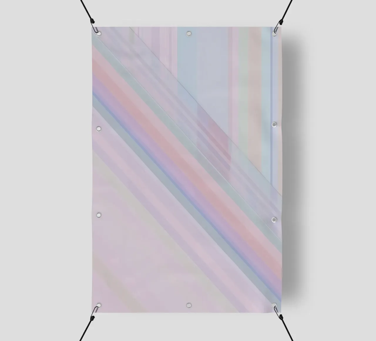 Strisce pastello arcobaleno telo in pvc da DesignDoodle