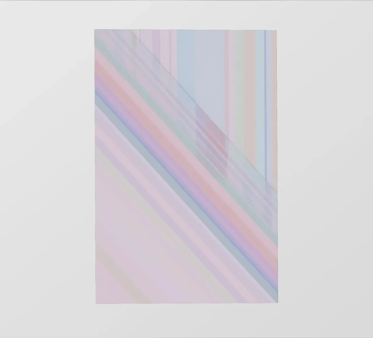 Strisce pastello arcobaleno telo in pvc da DesignDoodle