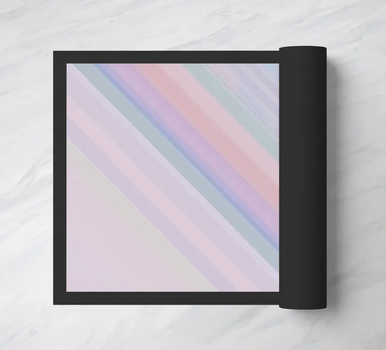 Strisce pastello arcobaleno zerbino da DesignDoodle