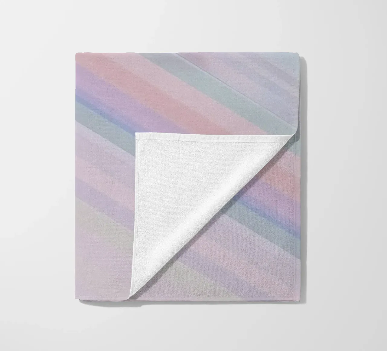 Strisce pastello arcobaleno telo mare da DesignDoodle