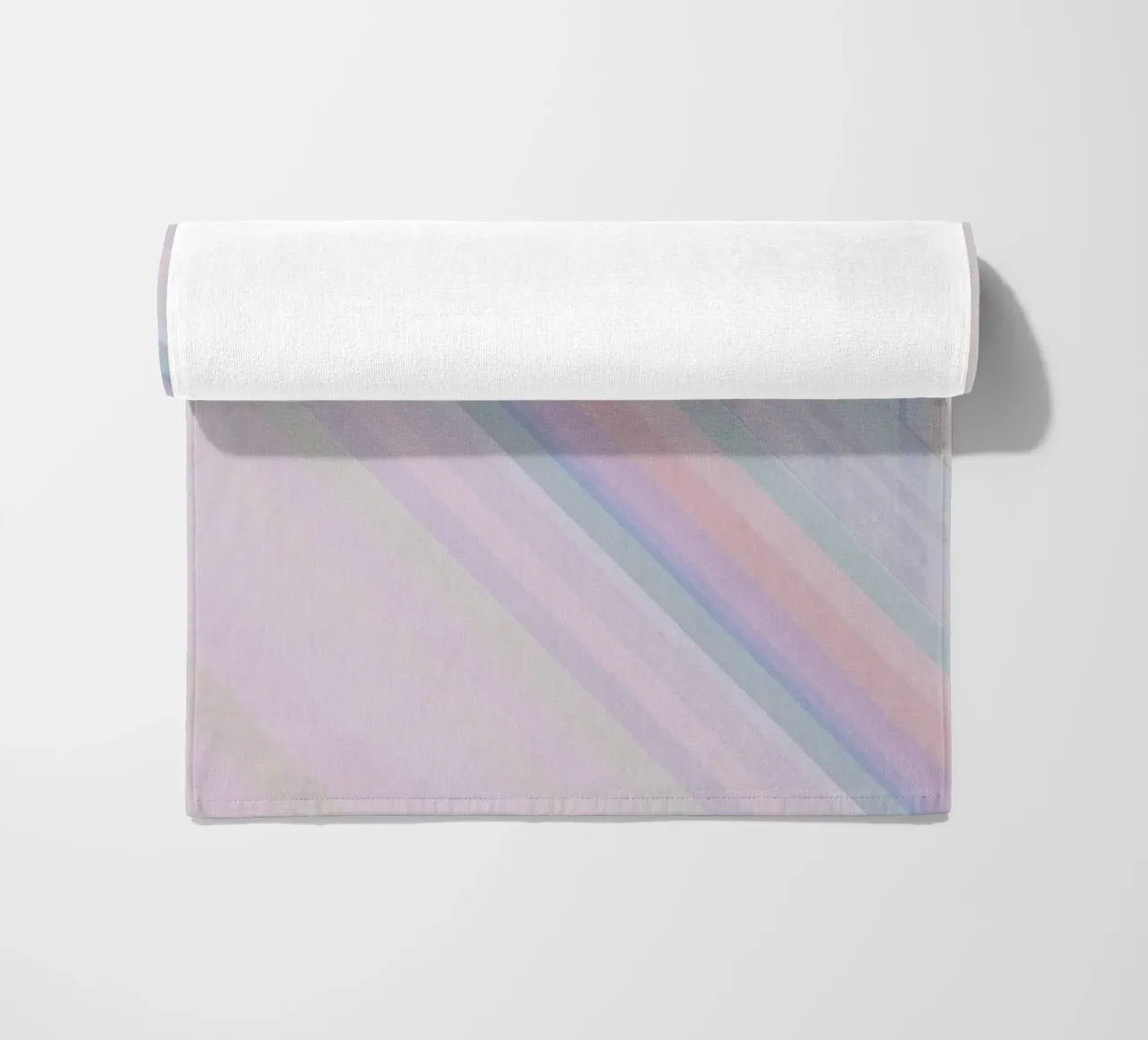 Strisce pastello arcobaleno telo mare da DesignDoodle