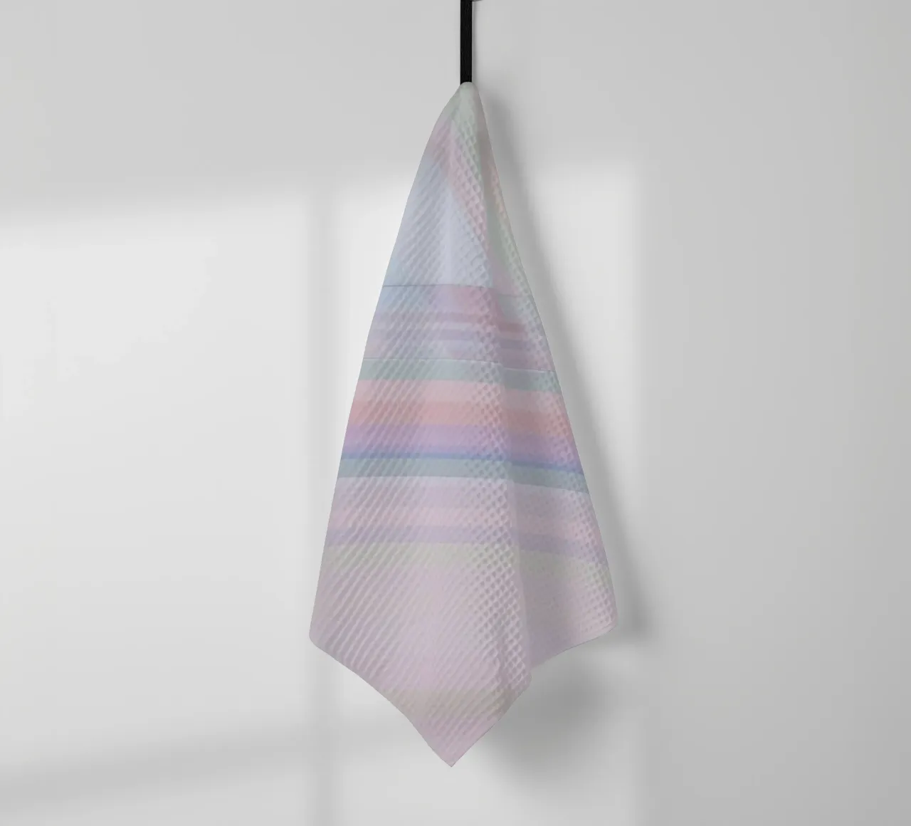 Strisce pastello arcobaleno canovaccio da cucina da DesignDoodle