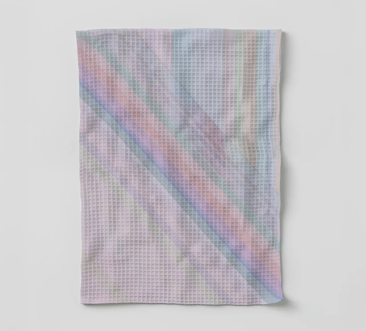 Strisce pastello arcobaleno canovaccio da cucina da DesignDoodle