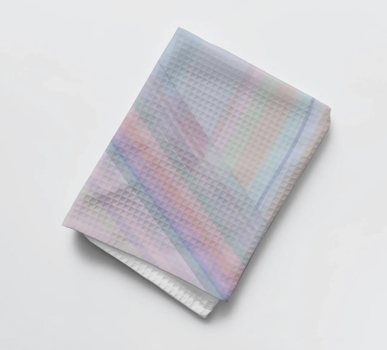 Strisce pastello arcobaleno canovaccio da cucina da DesignDoodle