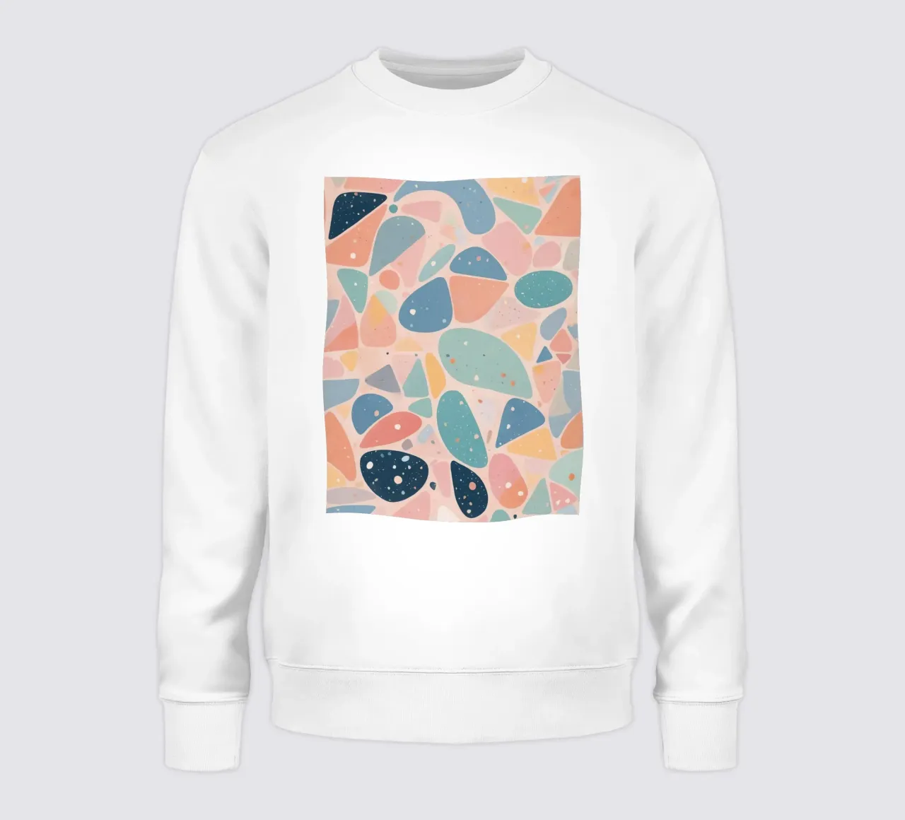 Abstract Pastel Terrazzo Pattern felpa da DesignDoodle