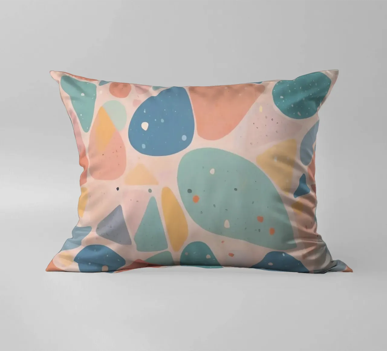 Abstract Pastel Terrazzo Pattern cuscino da DesignDoodle