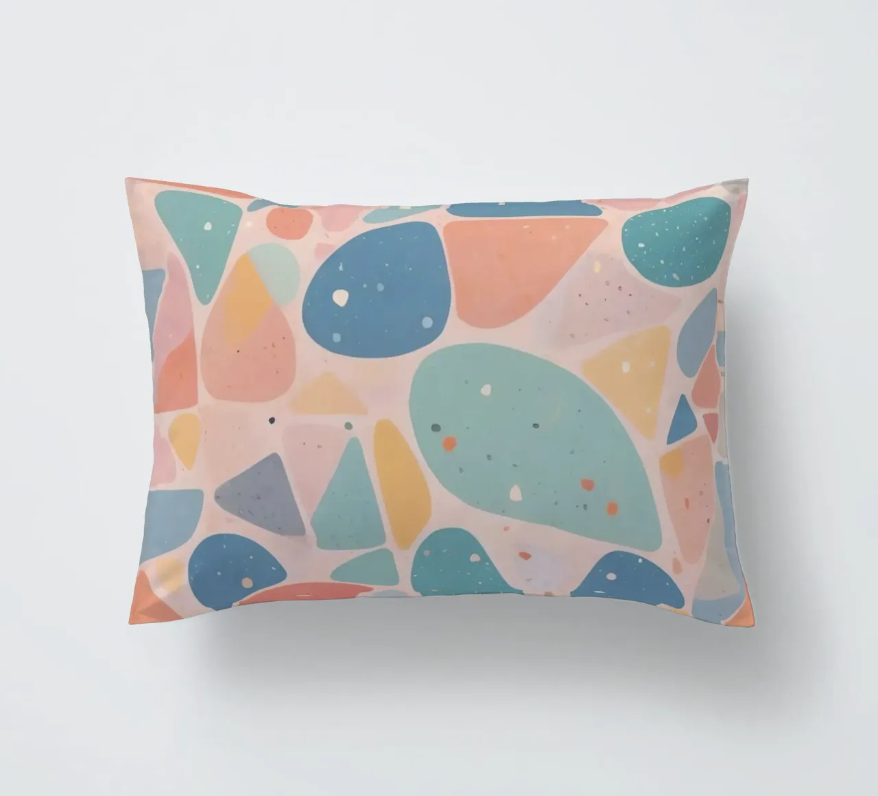 Abstract Pastel Terrazzo Pattern cuscino da DesignDoodle