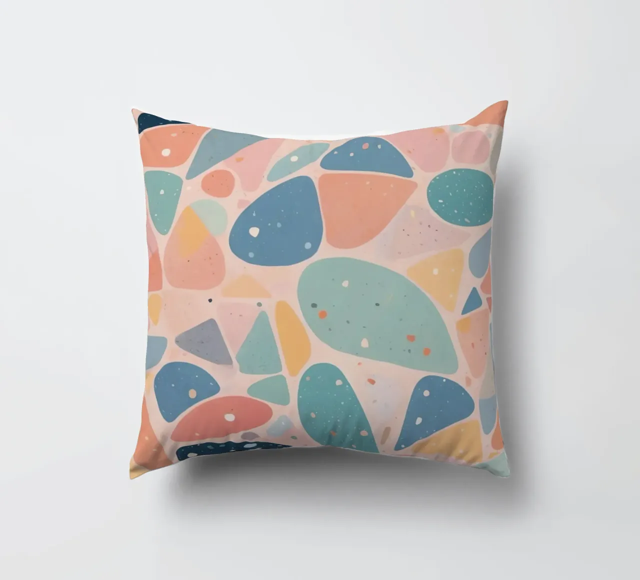Abstract Pastel Terrazzo Pattern cuscino da DesignDoodle