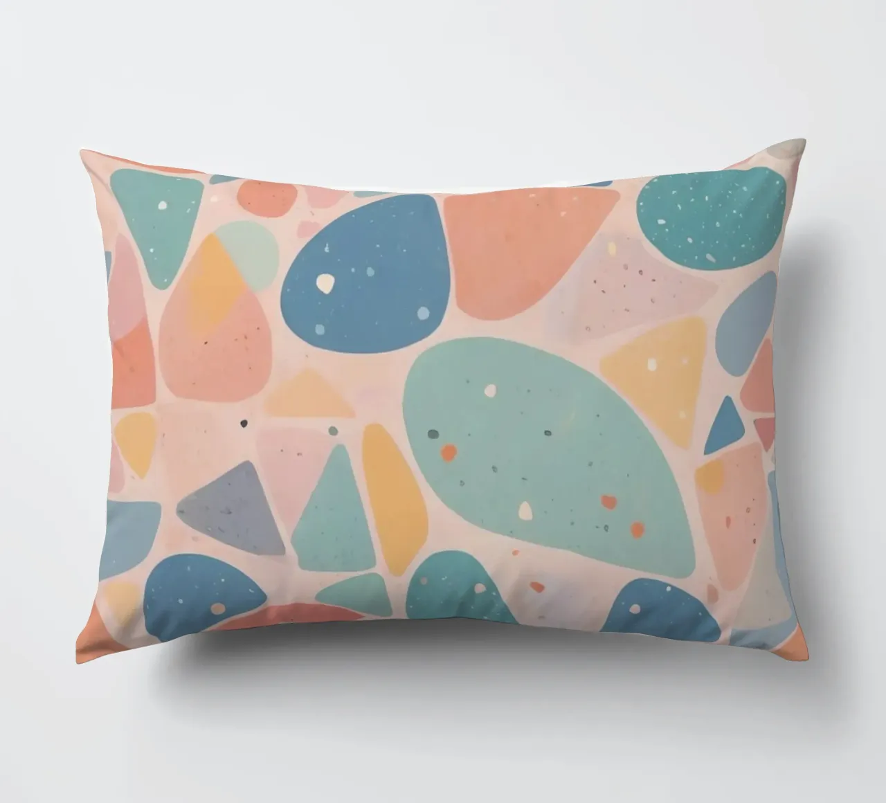 Abstract Pastel Terrazzo Pattern cuscino da DesignDoodle