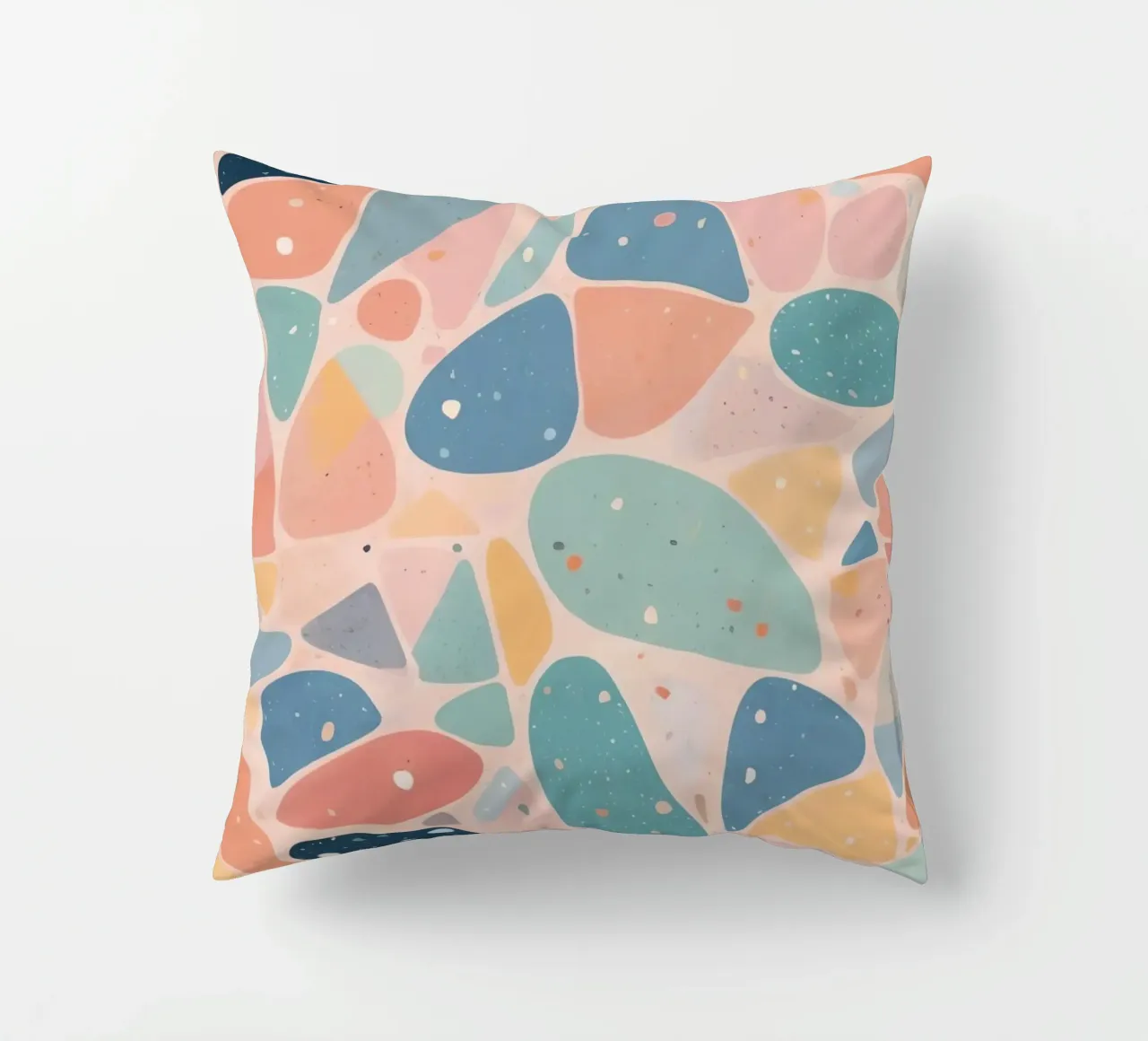 Abstract Pastel Terrazzo Pattern cuscino da DesignDoodle
