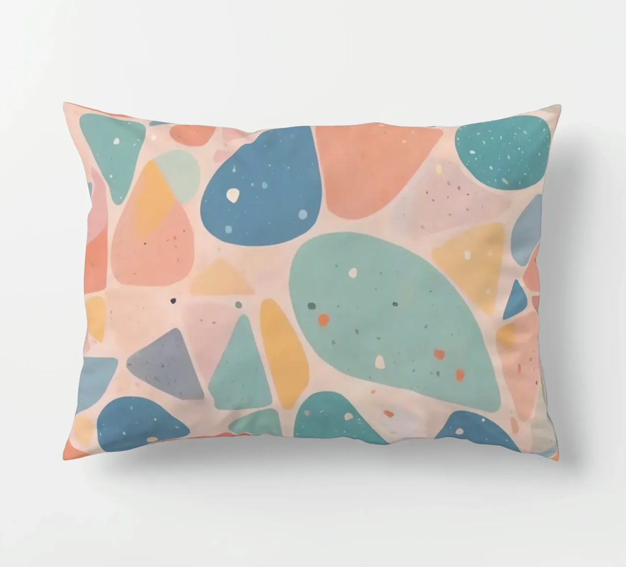 Abstract Pastel Terrazzo Pattern cuscino da DesignDoodle