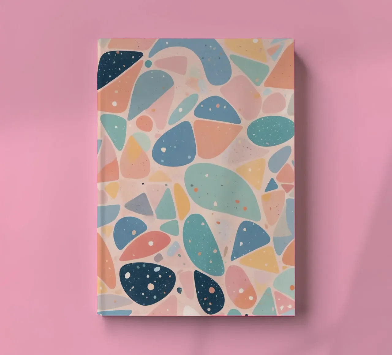 Abstract Pastel Terrazzo Pattern diario da DesignDoodle