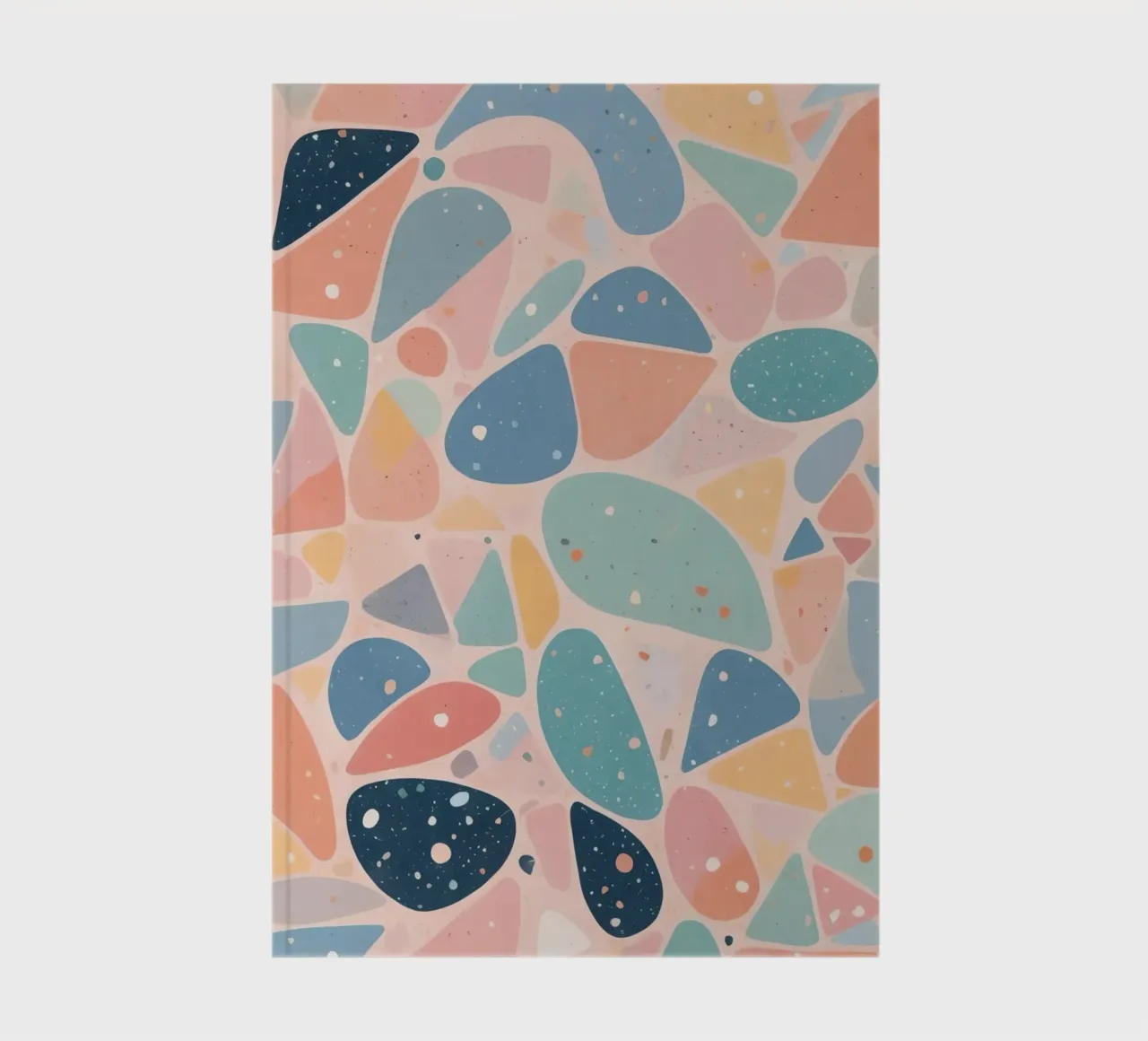 Abstract Pastel Terrazzo Pattern diario da DesignDoodle