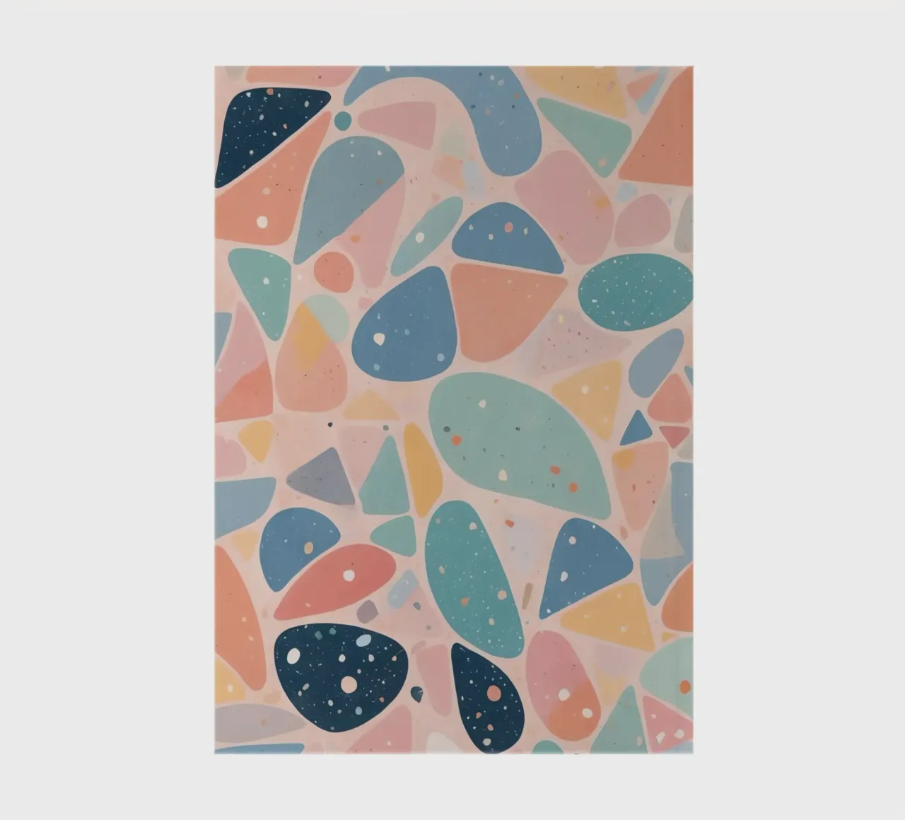 Abstract Pastel Terrazzo Pattern diario da DesignDoodle