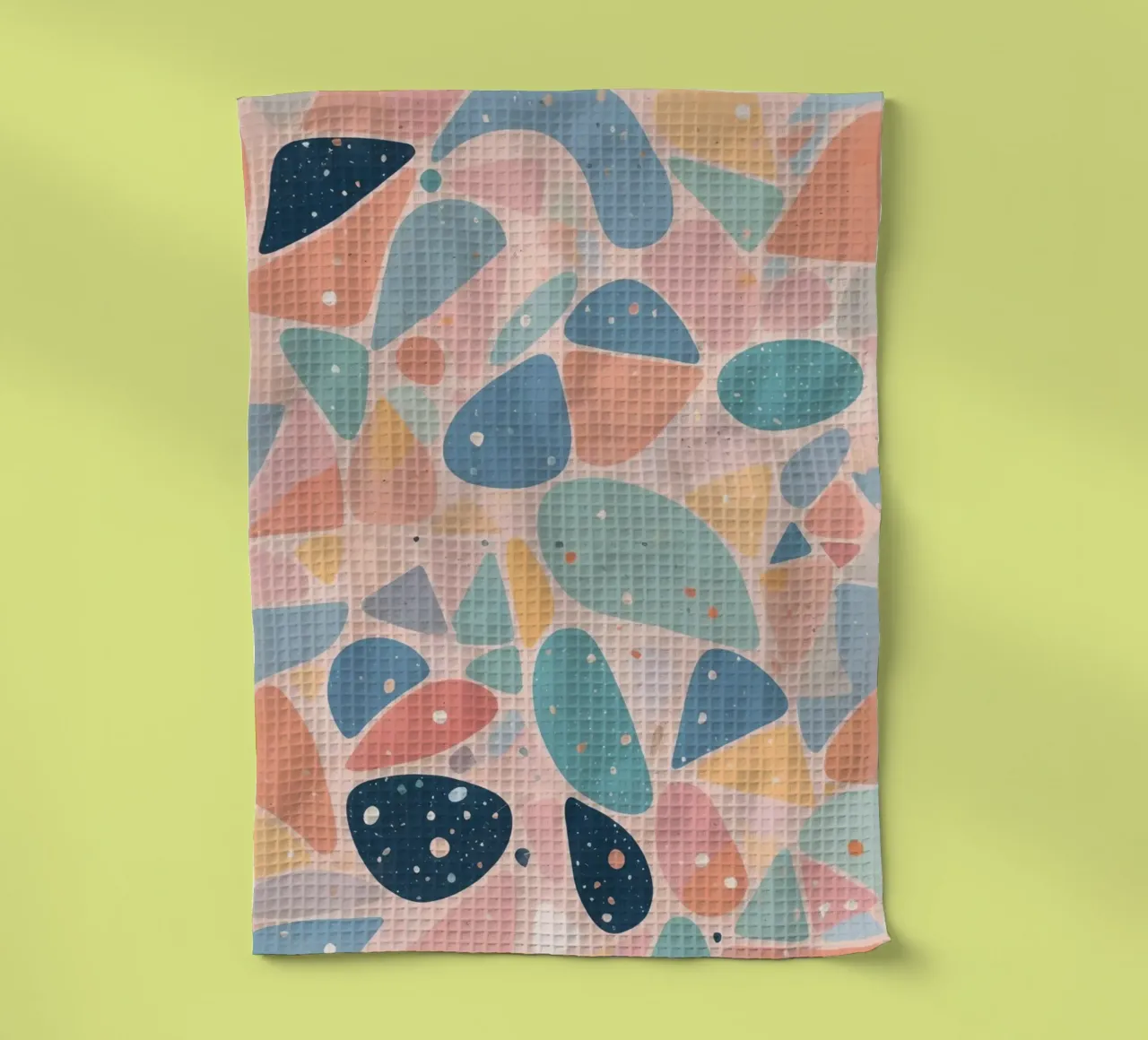 Abstract Pastel Terrazzo Pattern canovaccio da cucina da DesignDoodle
