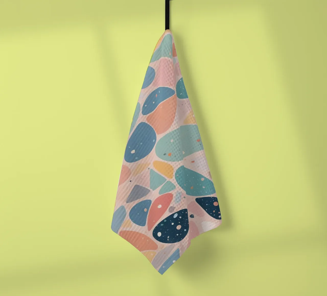 Abstract Pastel Terrazzo Pattern canovaccio da cucina da DesignDoodle