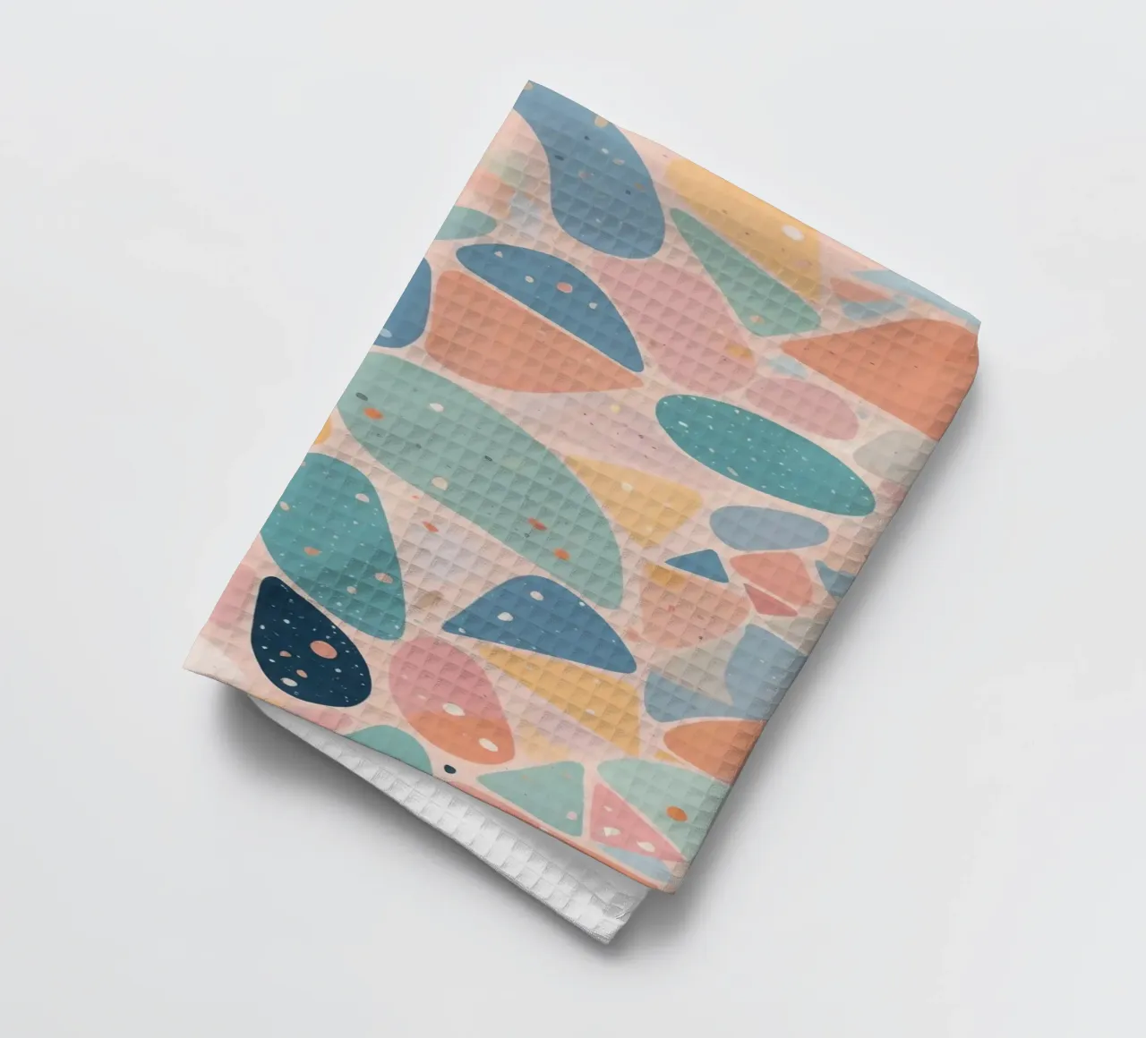 Abstract Pastel Terrazzo Pattern canovaccio da cucina da DesignDoodle