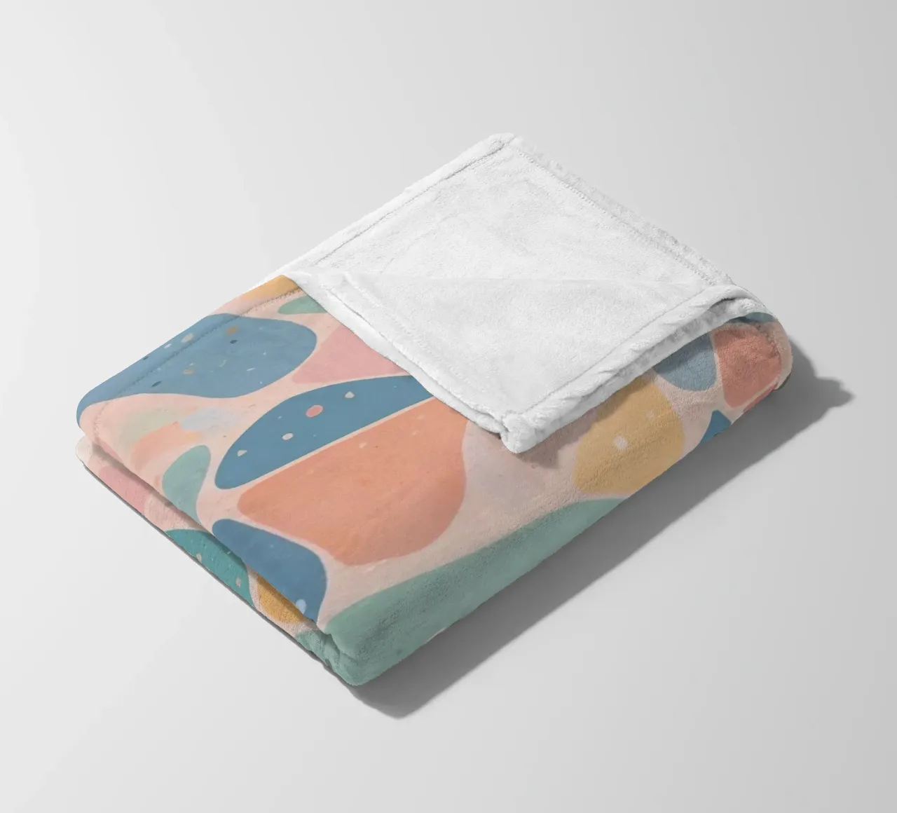 Abstract Pastel Terrazzo Pattern coperta in pile da DesignDoodle