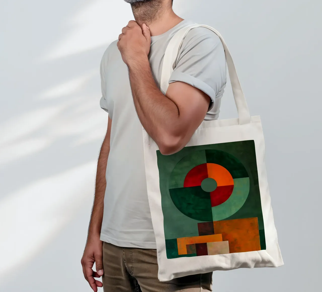Study of Form and Color jute draagtas van Mosaic Dialogue