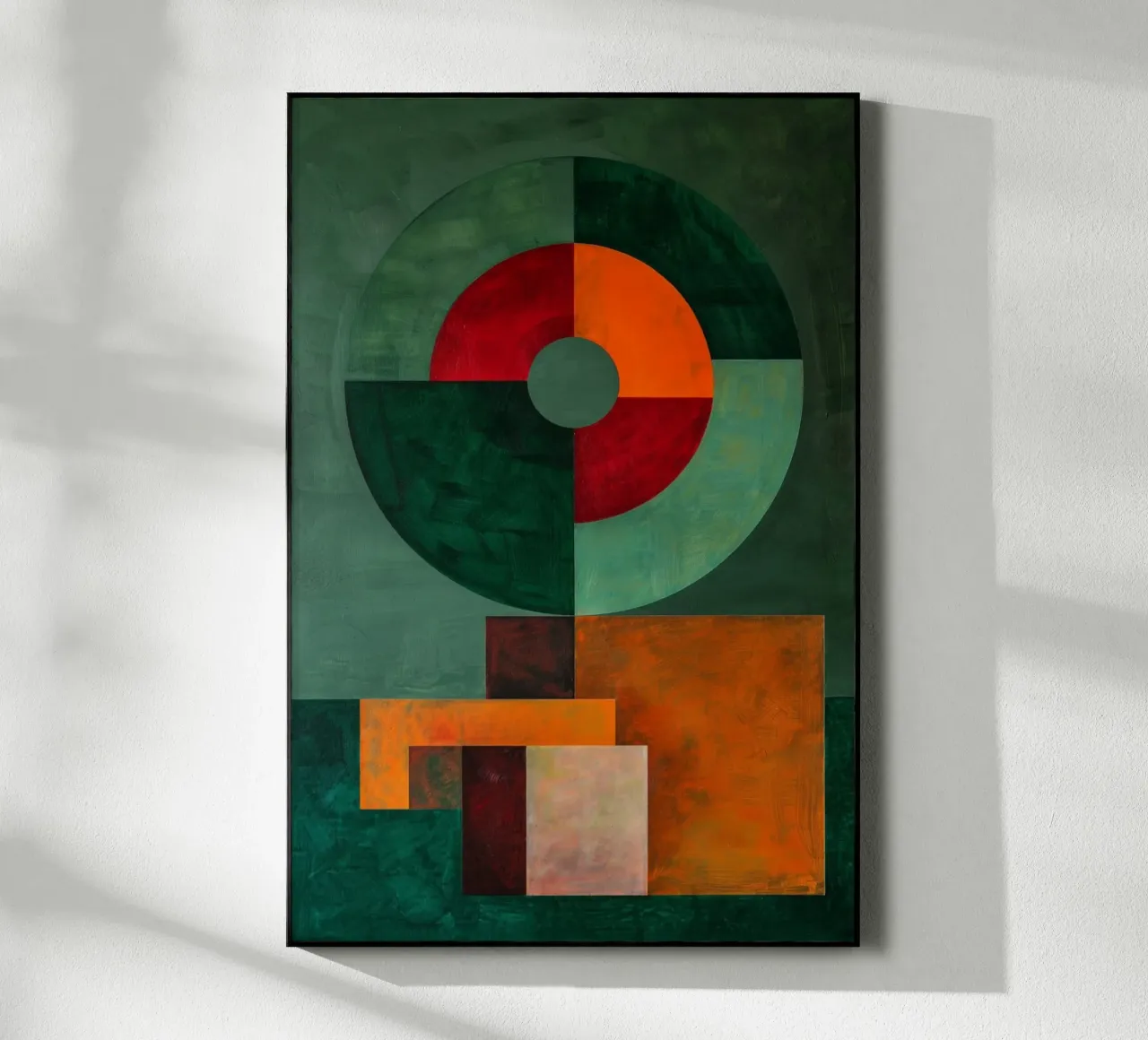 Study of Form and Color metacrilato de Mosaic Dialogue