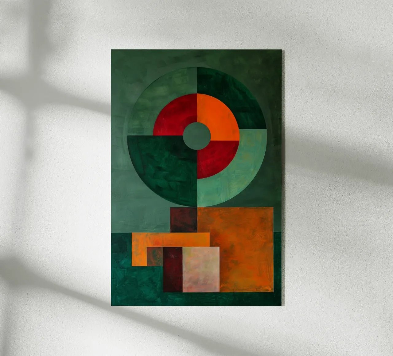 Study of Form and Color metacrilato de Mosaic Dialogue