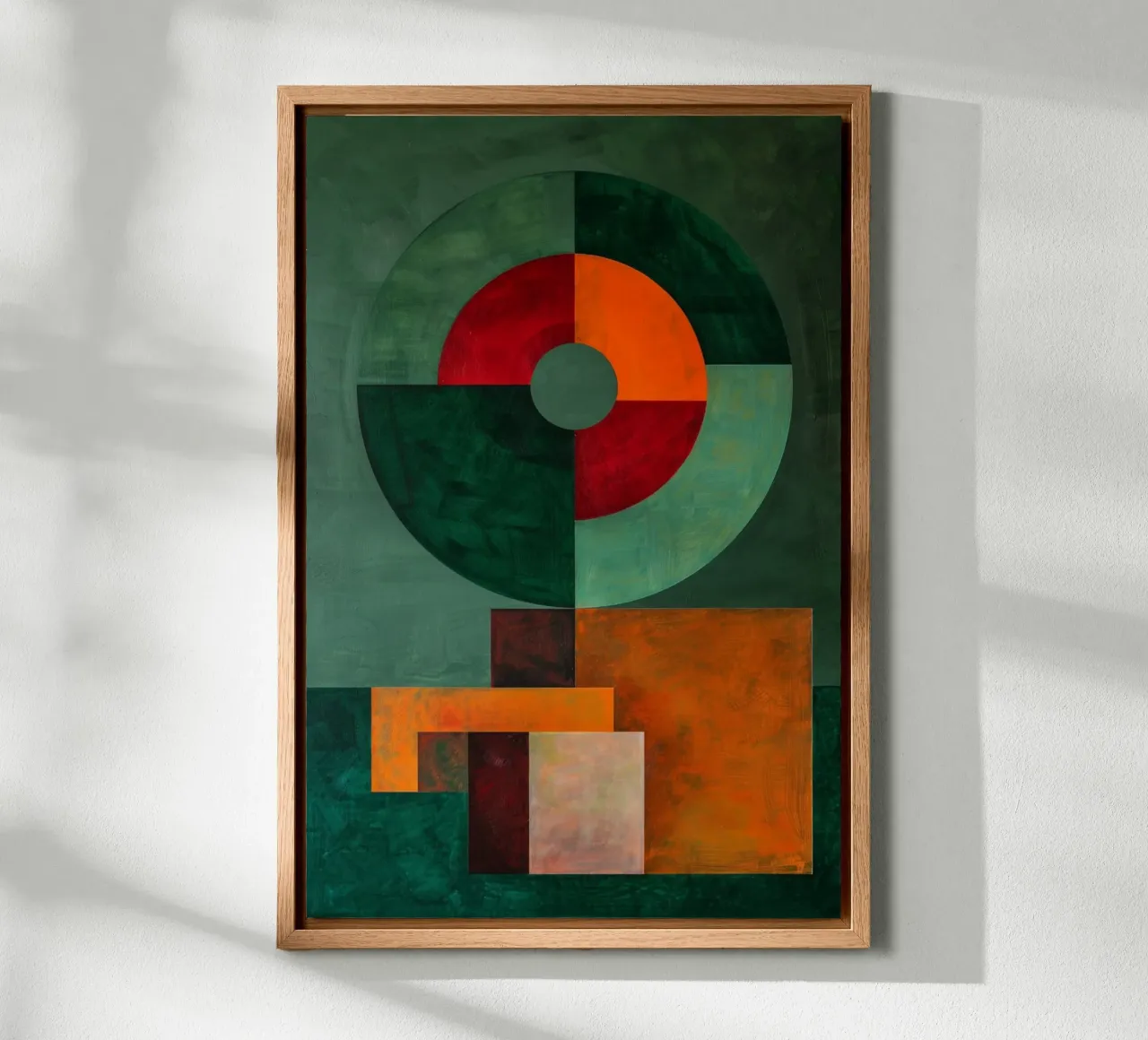 Study of Form and Color canvas by Mosaic Dialogue