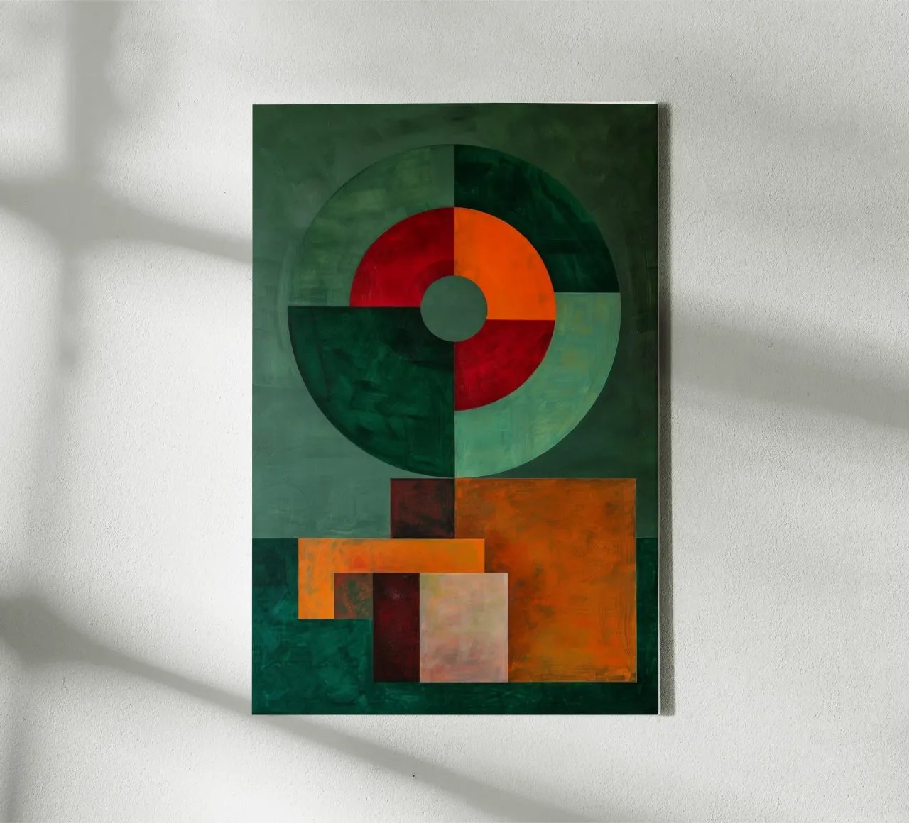Study of Form and Color canvas by Mosaic Dialogue