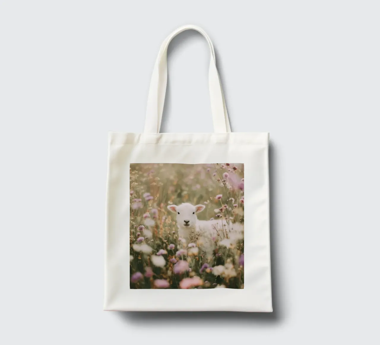 Cheep In Bloom borsa in juta da treechild
