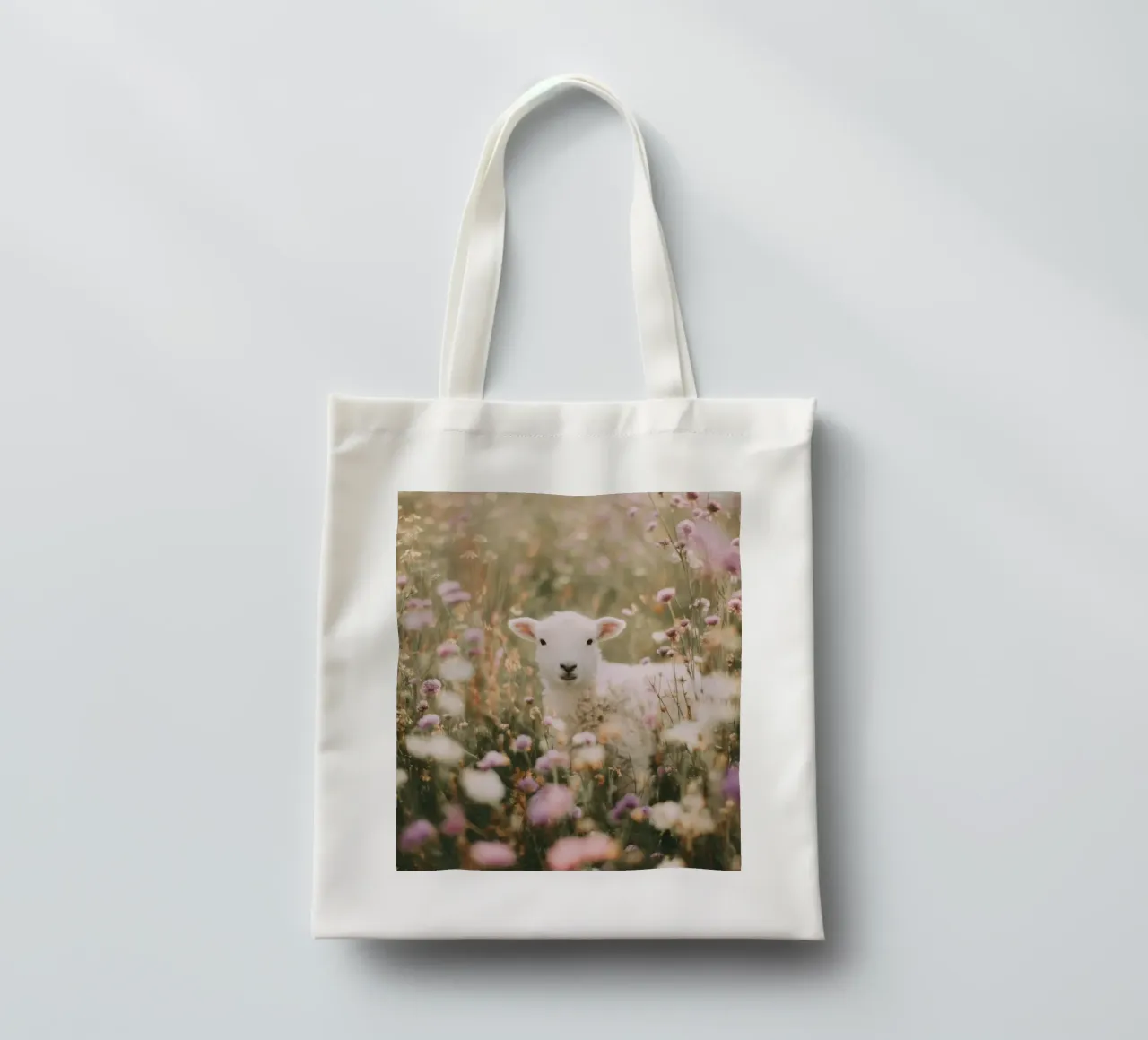 Cheep In Bloom borsa in juta da treechild