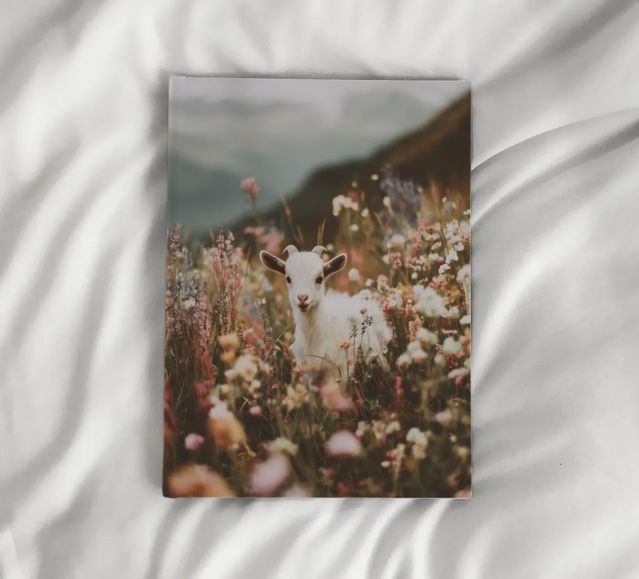 Goat In Bloom notebook by treechild