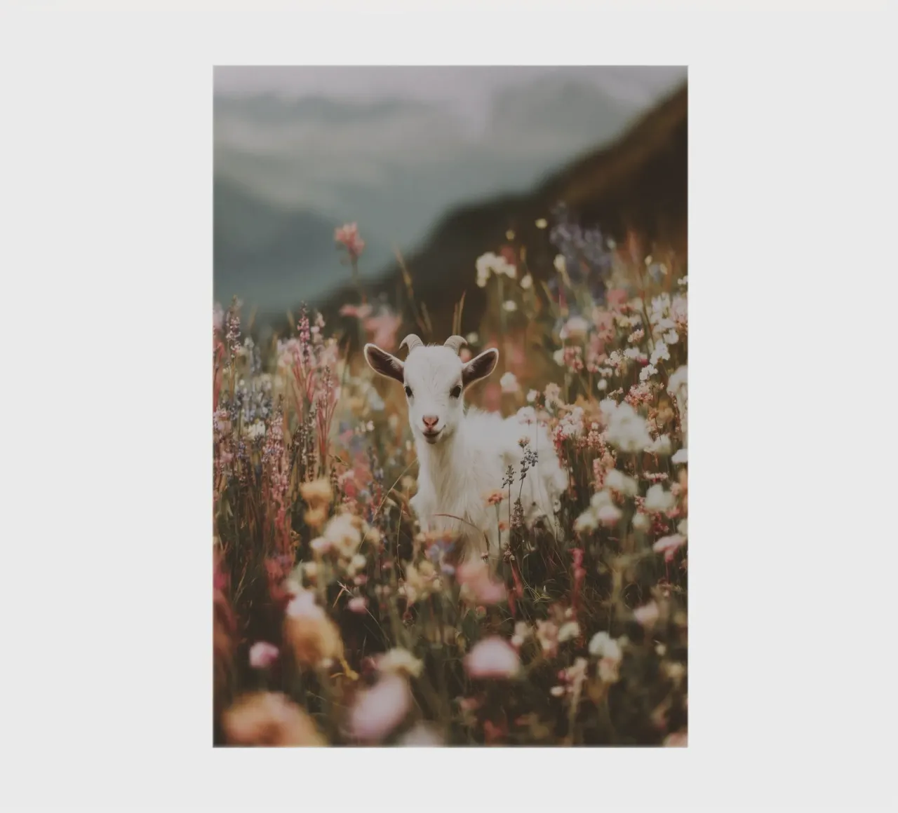 Goat In Bloom notebook by treechild
