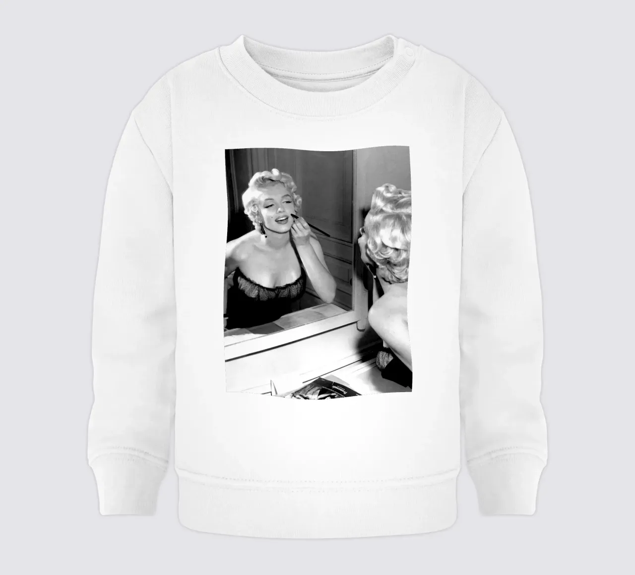 Trucco di Marilyn Monroe felpa neonato da valentinomartinst