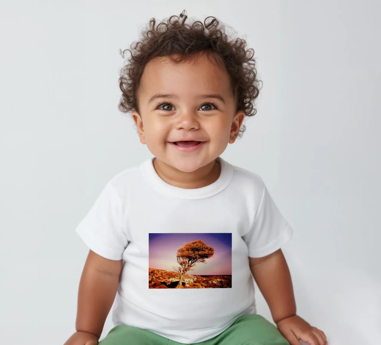 Crete Heat baby t-shirt by BLAEK Design Studio