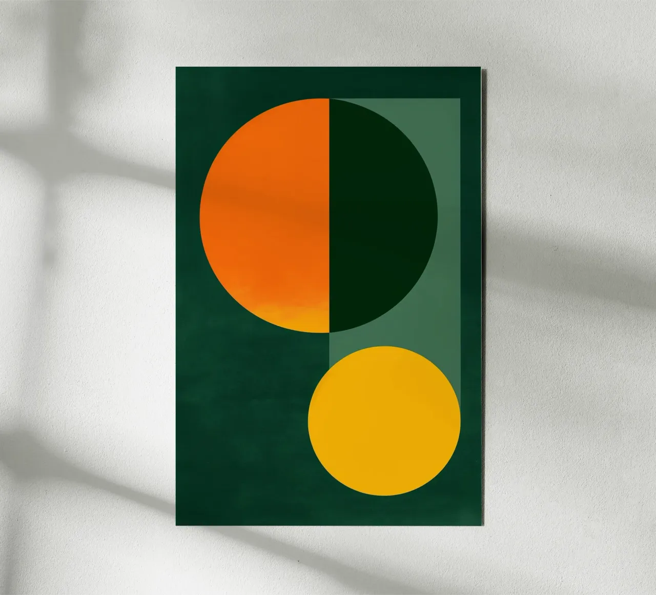 Dual Circles alluminio dibond da Geometrica