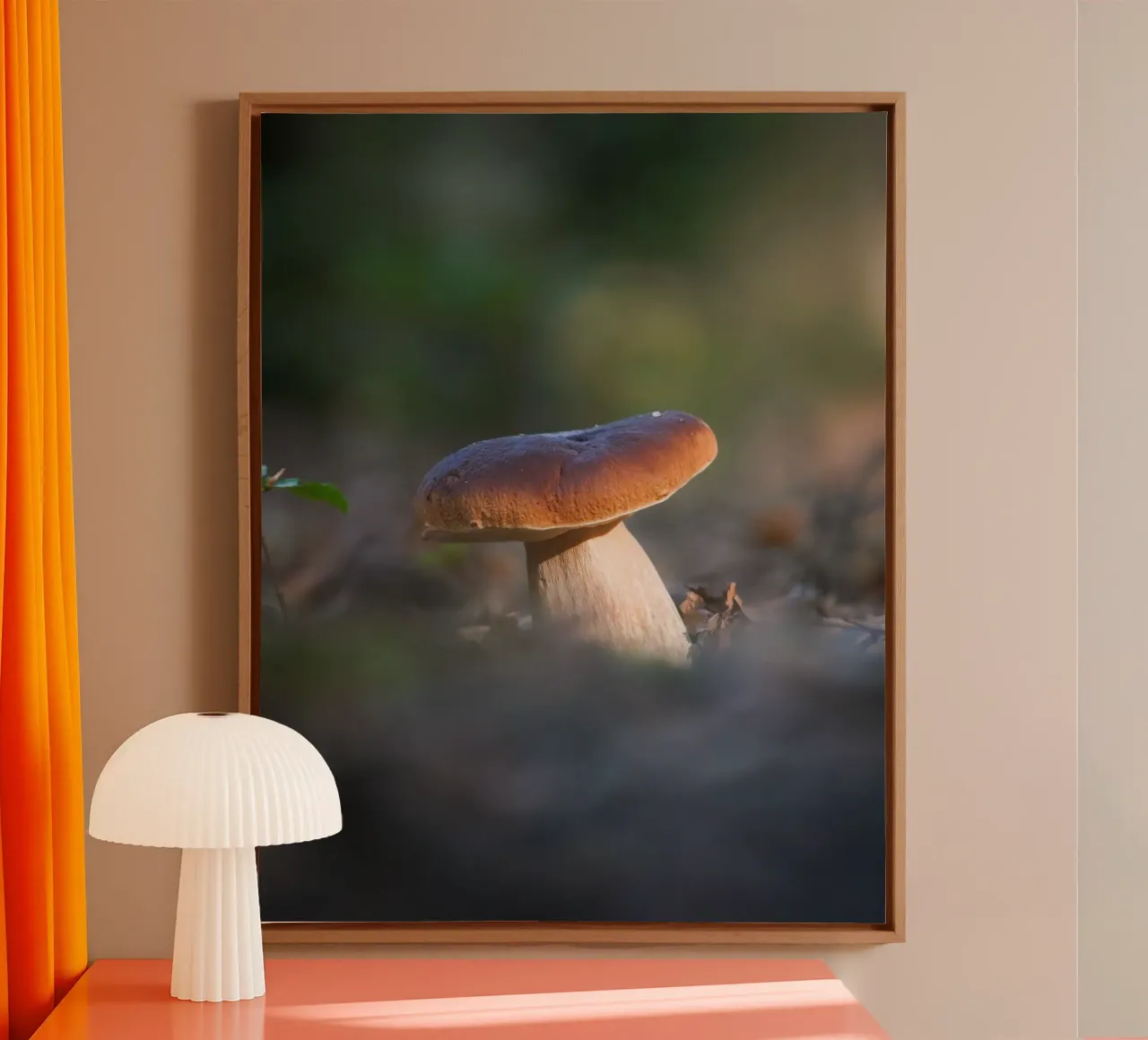 Autumn funghi tela da Tom's Wildlife