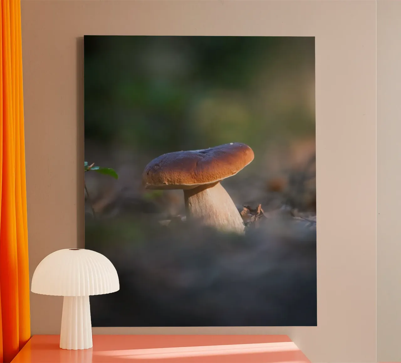 Autumn funghi tela da Tom's Wildlife