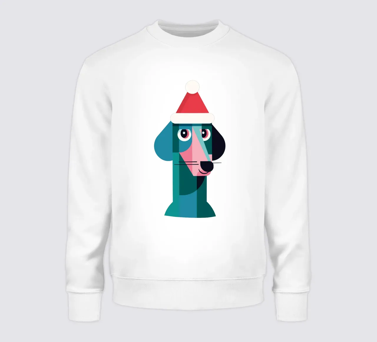 Fröhlicher Dackel im Weihnachtslook felpa da DARIA IVANOVNA