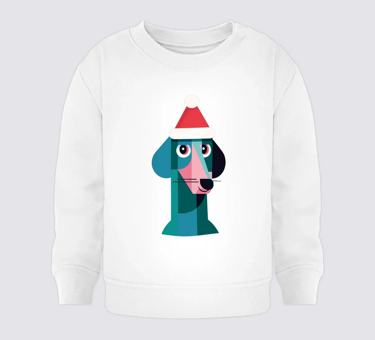 Fröhlicher Dackel im Weihnachtslook felpa neonato da DARIA IVANOVNA