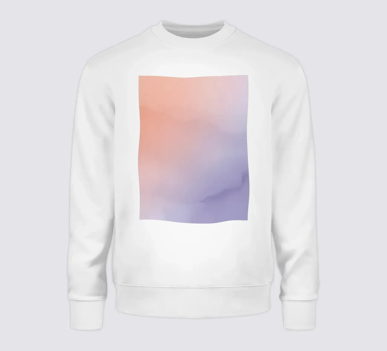 Sfondo sfumato da pesca a lavanda felpa da DesignDoodle