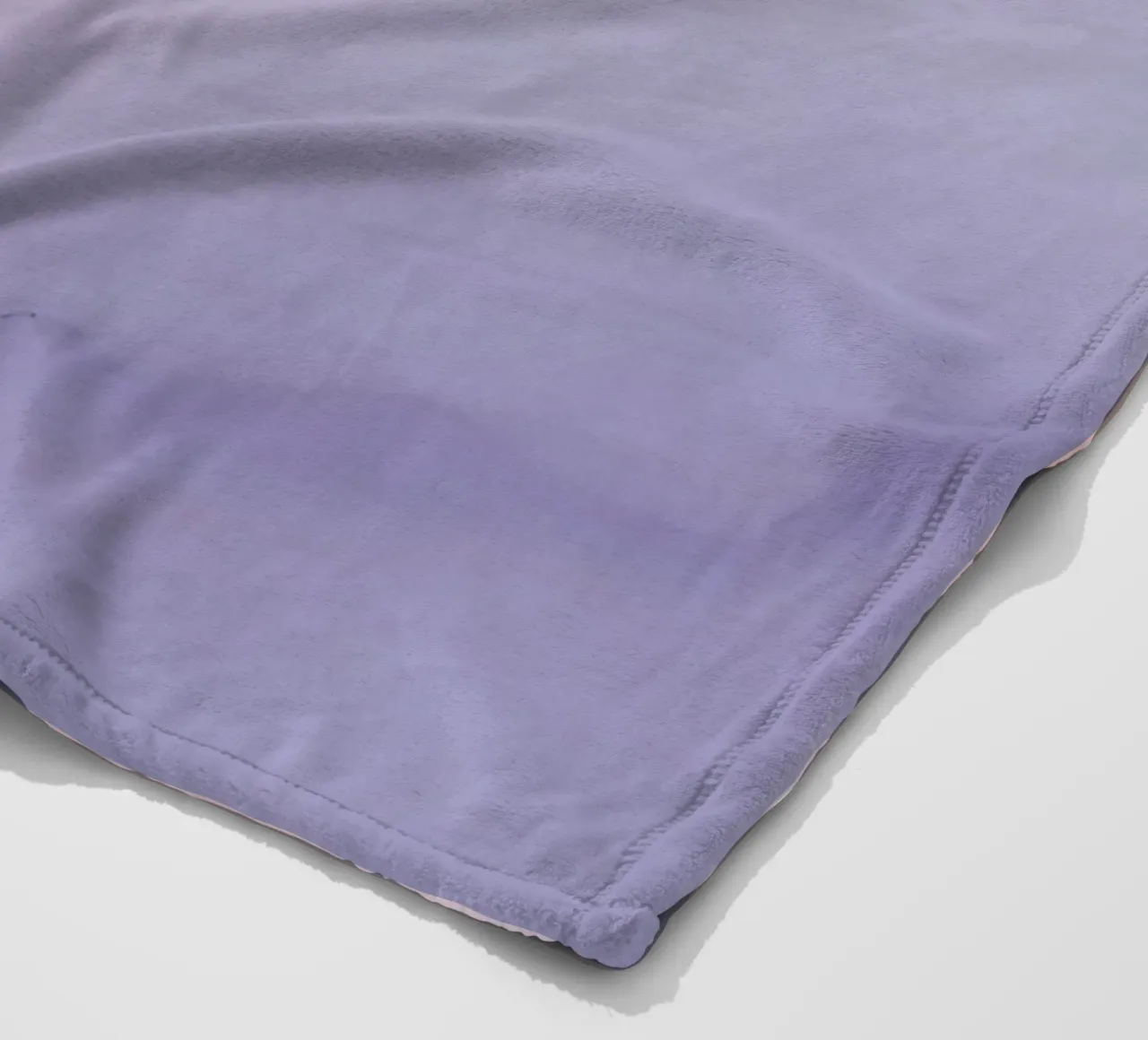 Peach to Lavender Gradient Background fleece blanket by DesignDoodle