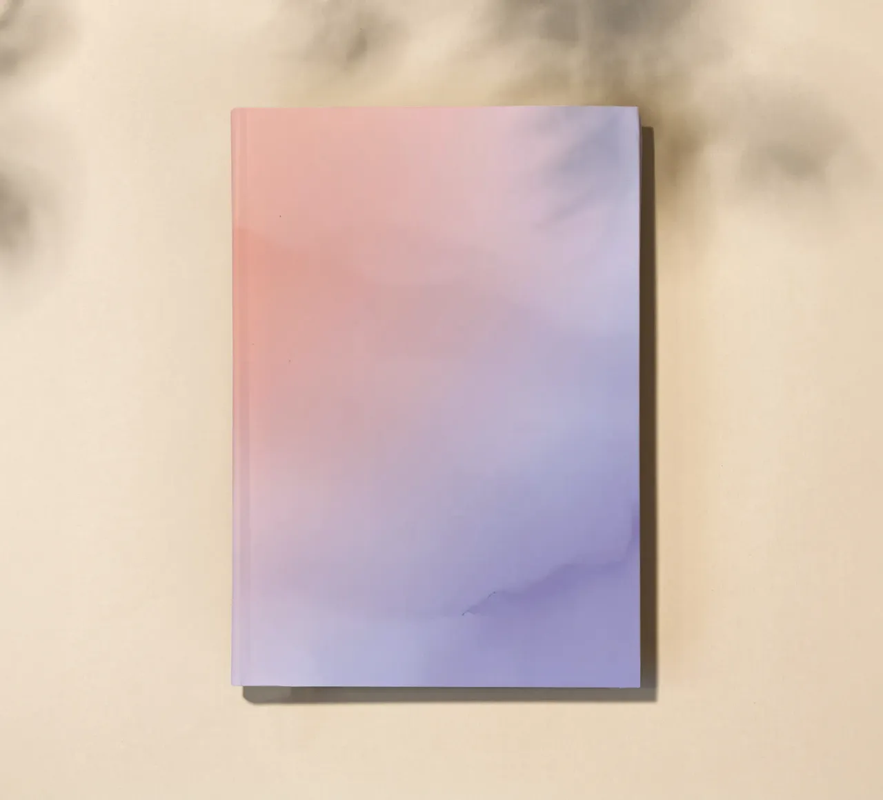 Peach to Lavender Gradient Background notebook by DesignDoodle