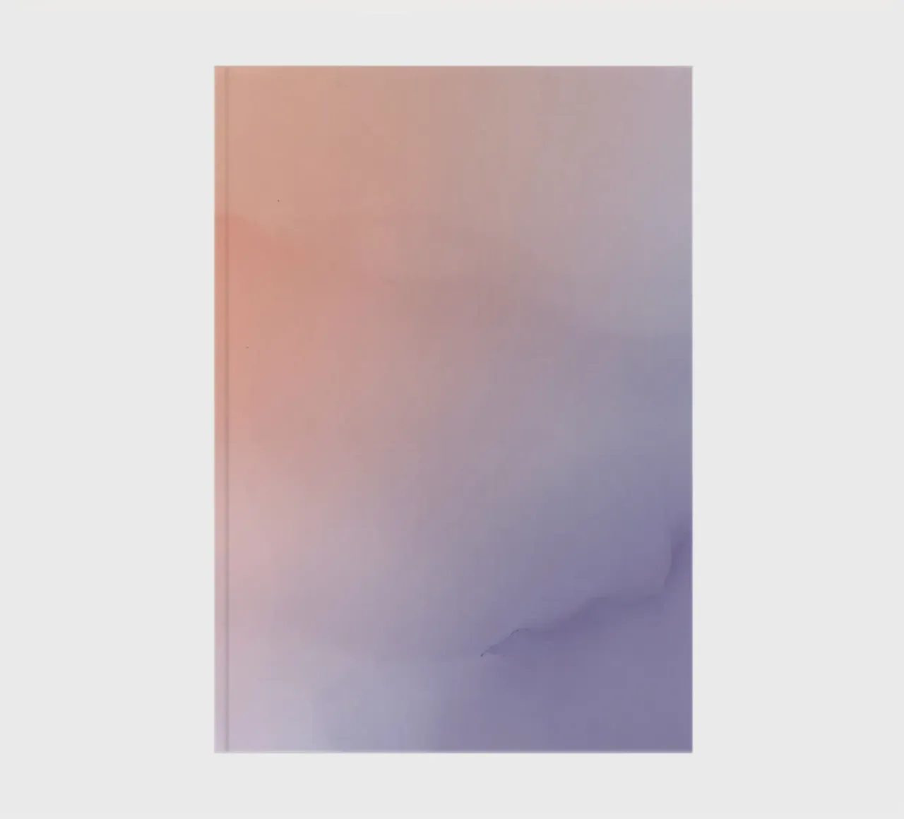 Peach to Lavender Gradient Background notebook by DesignDoodle