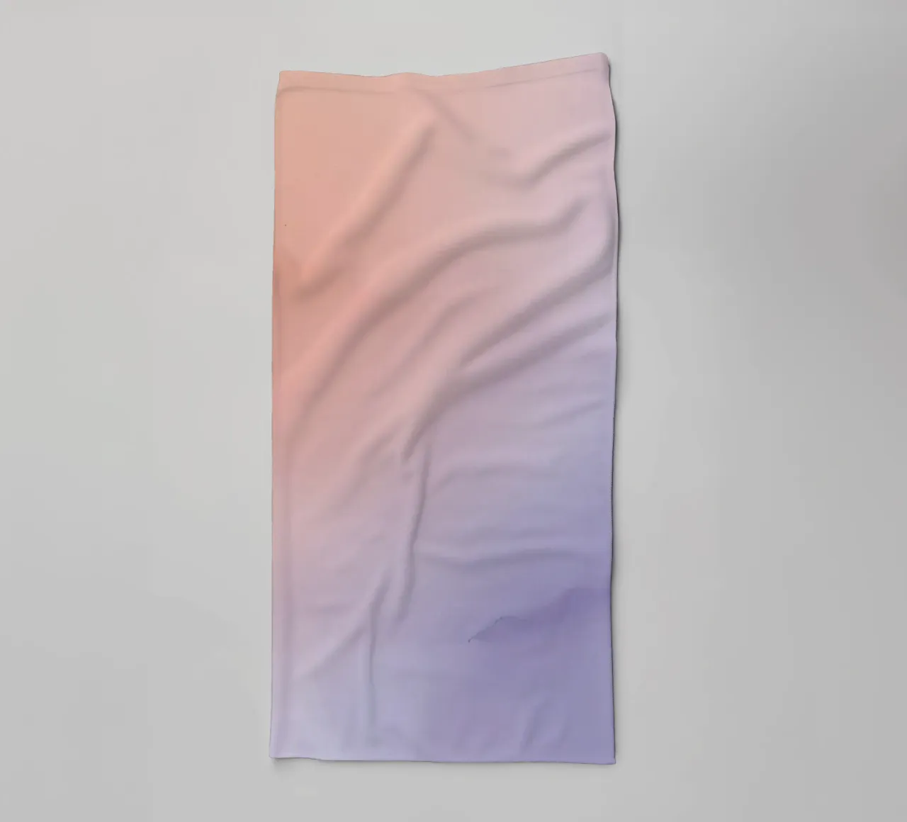 Peach to Lavender Gradient Background towel by DesignDoodle