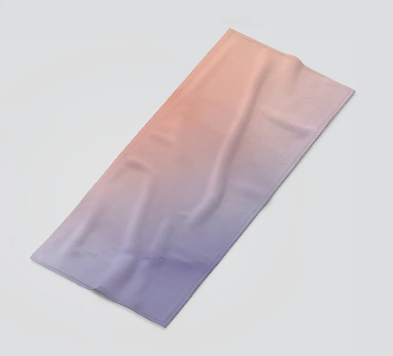 Peach to Lavender Gradient Background beach towel by DesignDoodle