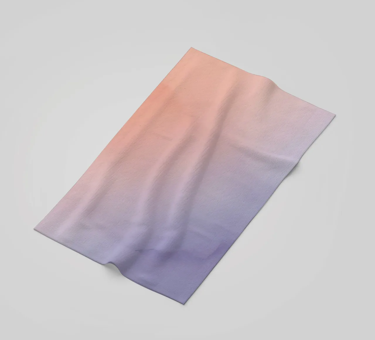 Peach to Lavender Gradient Background beach towel by DesignDoodle