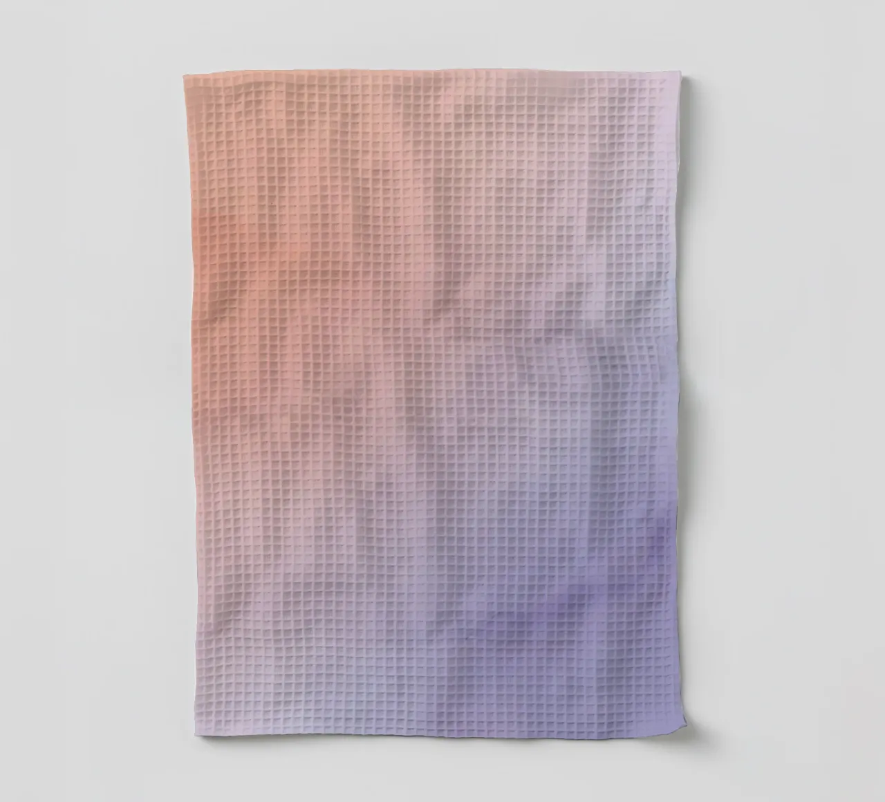 Peach to Lavender Gradient Background tea towel by DesignDoodle