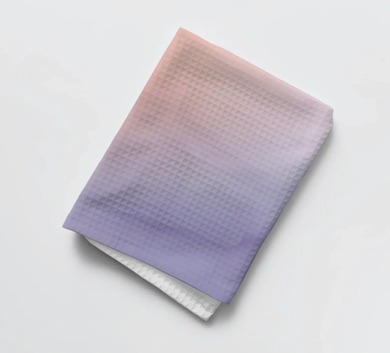 Peach to Lavender Gradient Background tea towel by DesignDoodle