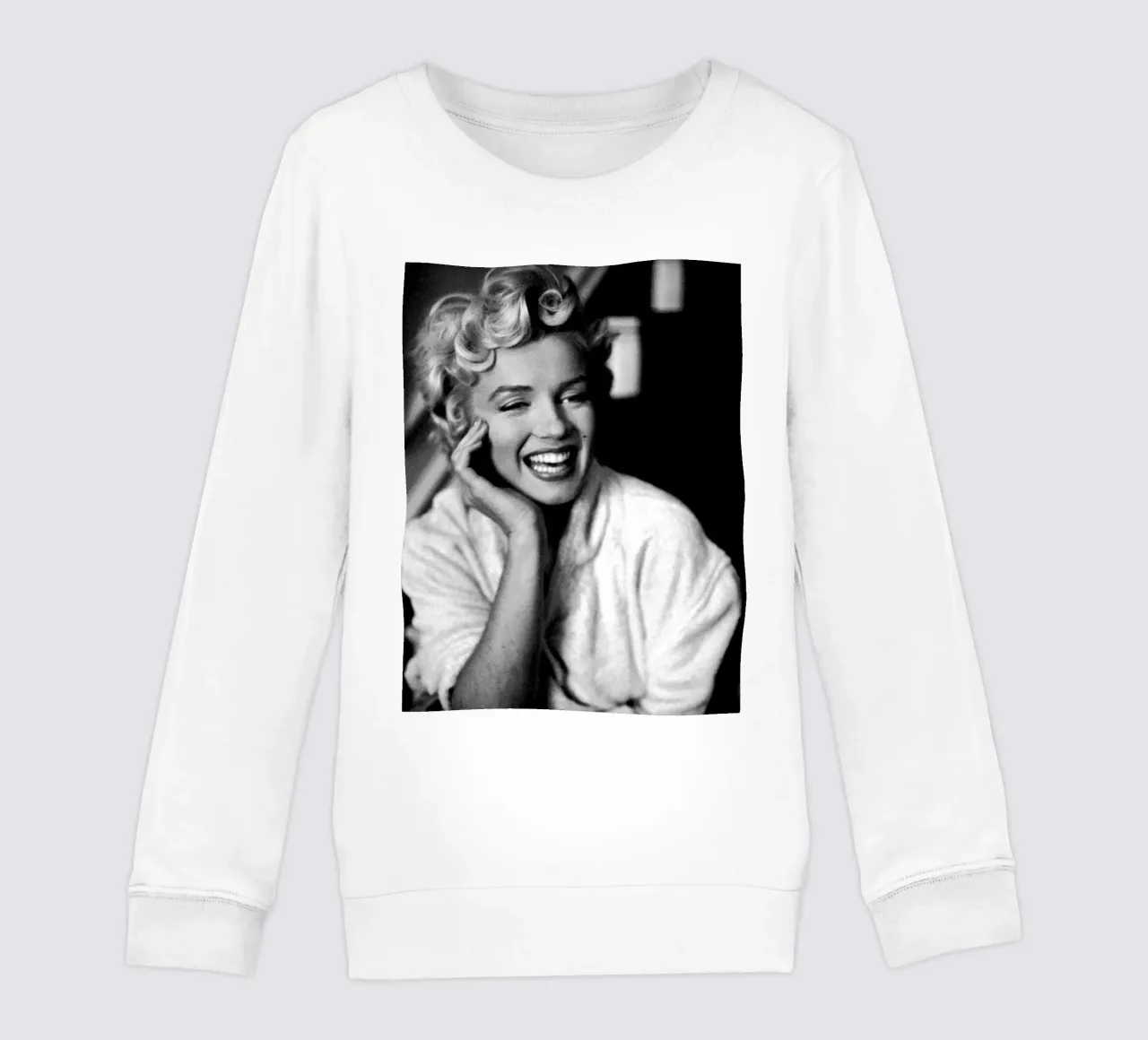 Marilyn Monroe Vintage in bianco e nero felpa bambino da valentinomartinst