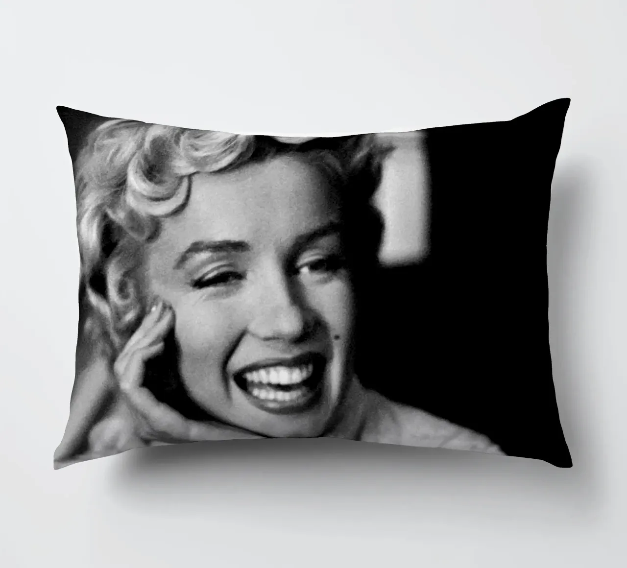 Marilyn Monroe Vintage in bianco e nero cuscino da valentinomartinst