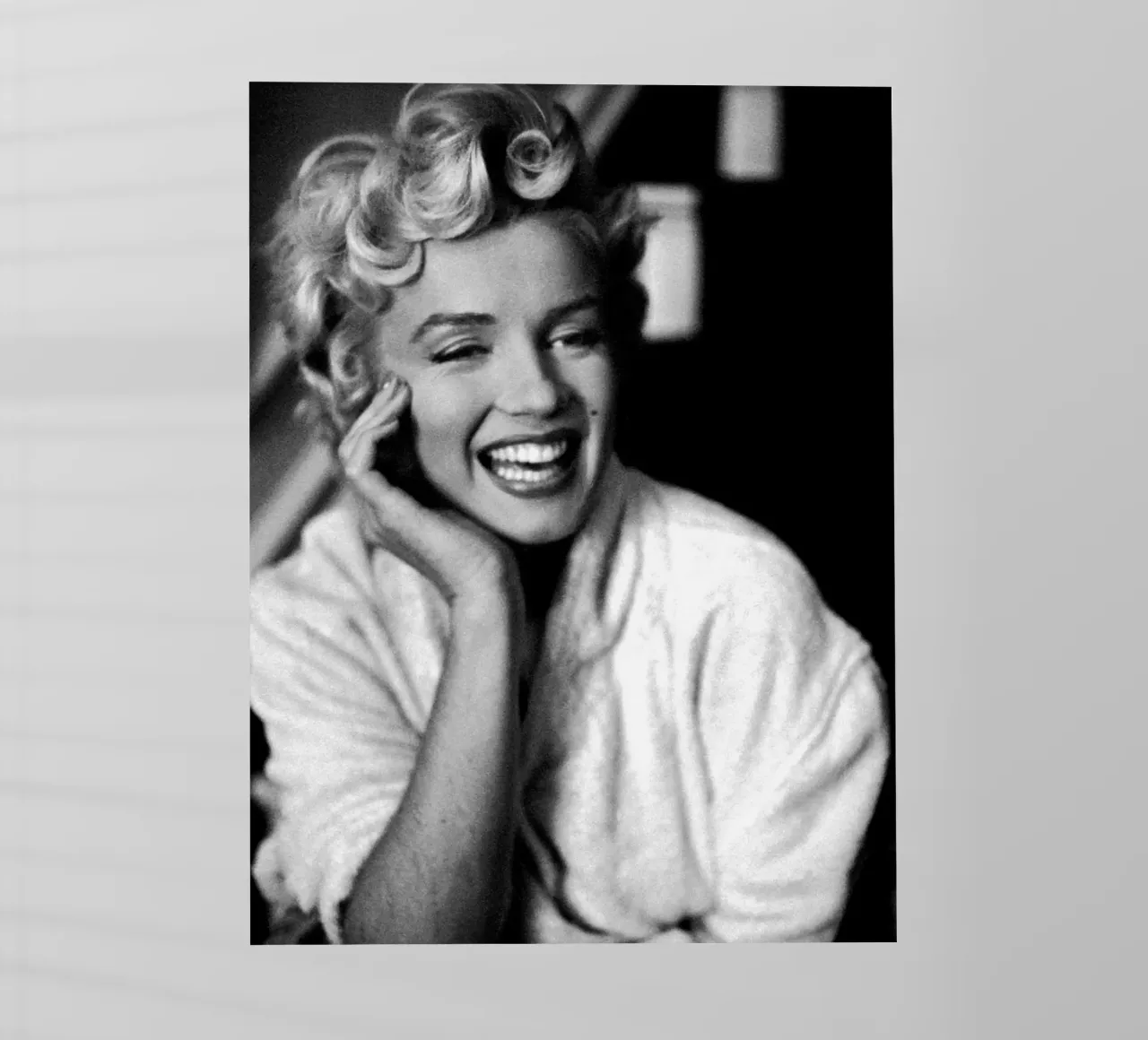 Marilyn Monroe Vintage in bianco e nero pellicola backlit da valentinomartinst